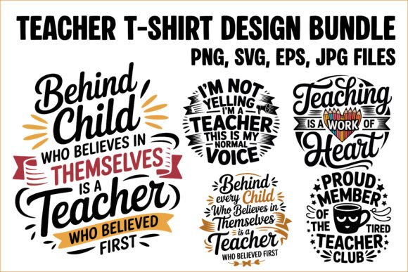 Celebrating Educators with the Teacher Life T Shirt Design Bundle