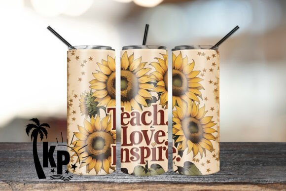 Elevating Educator Appreciation: The Strategic Value of the Teach Love Inspire Sunflower Tumbler Wrap