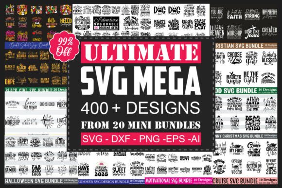 Mega SVG Bundle: The Ultimate Design Collection