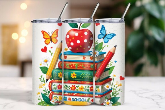 Transforming Education with Style: The Ultimate Guide to the Books Apple Pencil Butterfly Tumbler Wrap